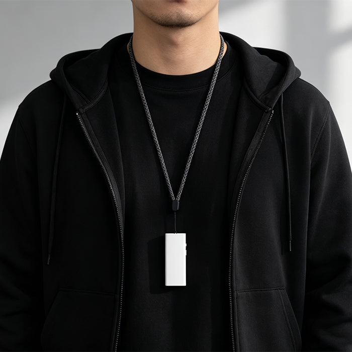 Echo Mini wearable AI note taker worn as a pendant for hands-free capture